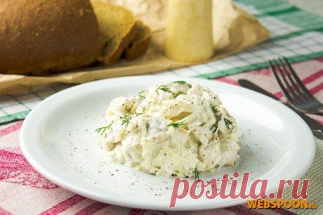 Салат с курицей и йогуртовой заправкой | Рецепт салата с курицей с фото | Йогуртовая заправка для салата на Webspoon.ru