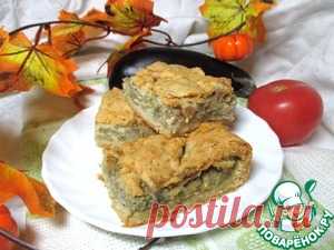Нежный пирог с баклажанами и сыром - кулинарный рецепт