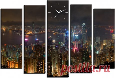 Картины с часами