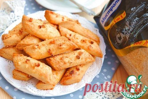 Брусочки кондитерские с орехами - кулинарный рецепт