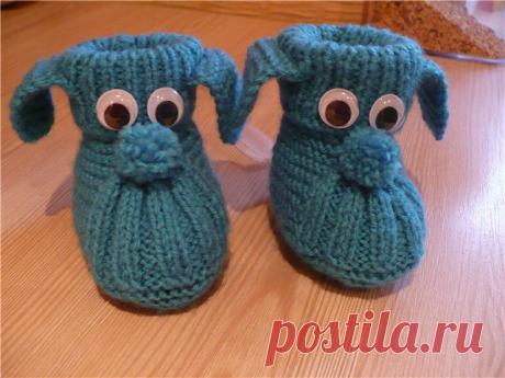 МК пинетки "Собачки" Страна Мастеров