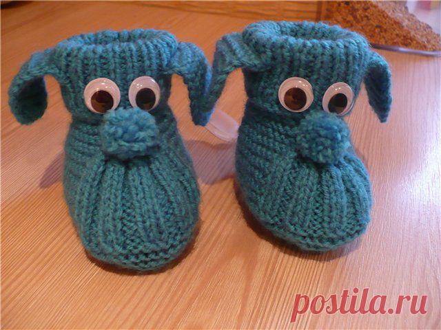 МК пинетки "Собачки"  Страна Мастеров