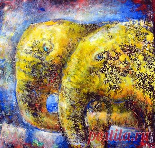 Картина : хоботы. Автор Владимир Анатолиевич Драчинский