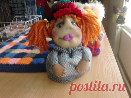 кукла Почемучка из капрона..
