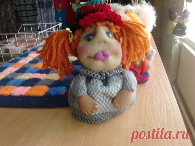 кукла Почемучка из капрона..