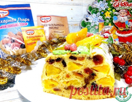 Мандариновый кекс на Рождество – кулинарный рецепт