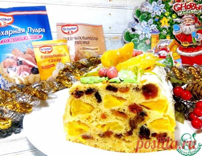 Мандариновый кекс на Рождество – кулинарный рецепт