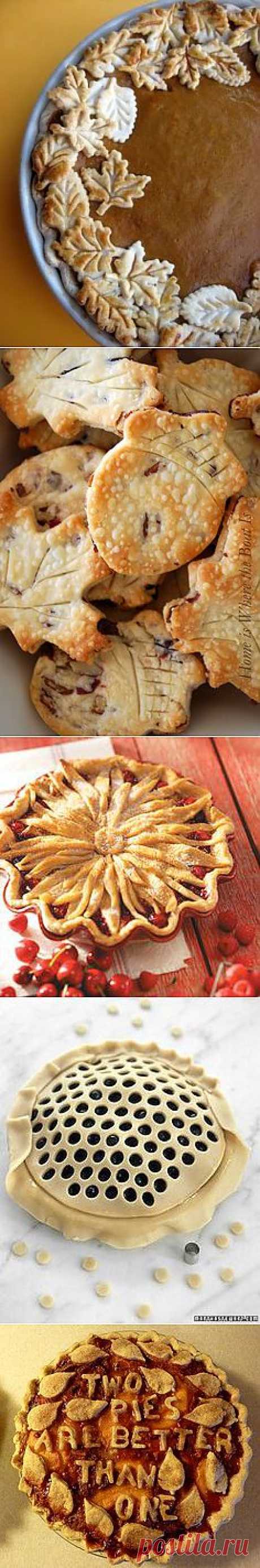 Pumpkin Pie Crust Idea! LOVE this! | Pies &amp; Tarts