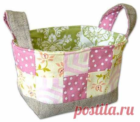 Pink Penguin: Tutorial: Fabric Basket