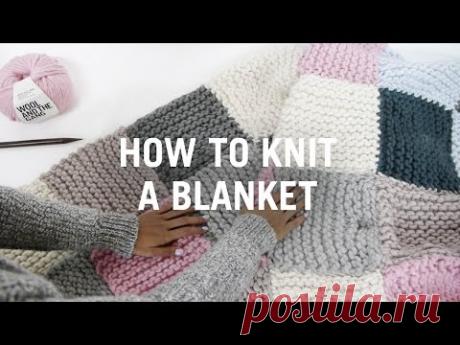 Как вязать основным одеяло шаг за шагом – с помощью вязания | блог WATG