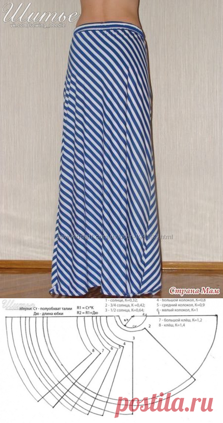 Варианты конических юбок — Сделай сам, идеи для творчества - DIY Ideas