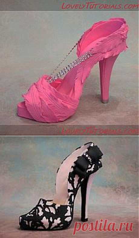 Gum paste High Heel shoe tutorial | Step by Step tutorial