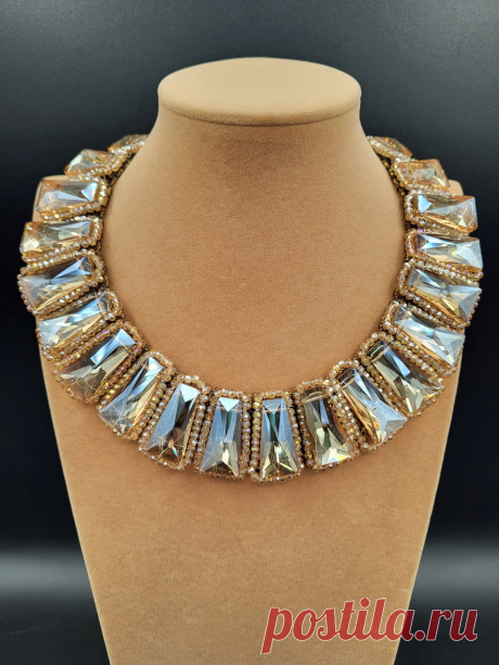 Bijoux de soirée, Collier fantaisie de soirée - Création de Bijoux