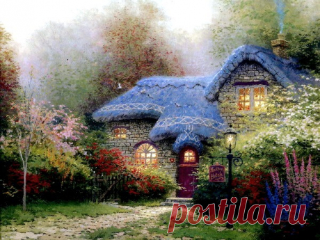 живопись Thomas Kinkade - 69 фото. Фотографии Валентин Иванов.