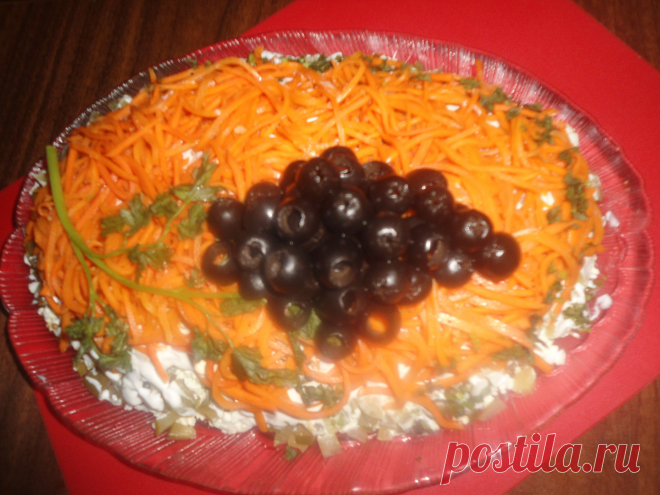Салат ''Изабелла'' рецепт пошаговый http://ligakulinarov.ru/r/salat_izabella_1749