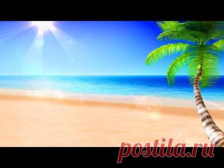 4 HOURS Ocean Waves on a Tropical Beach - Sleep Study Spa Relaxation