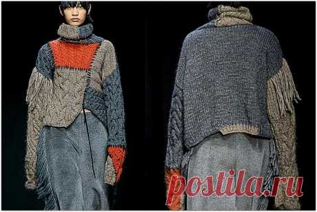 Versace, Salvatore Ferragamo, Rochas и другие бренды показали вязаный шик 2020 | Paradosik_Handmade | Яндекс Дзен