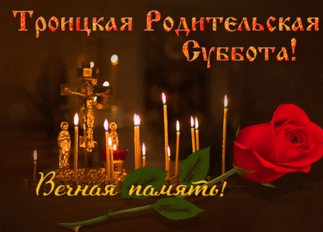 Троицкая родительская суббота!
С годами всё острее понимаем,
Как любим тех, кто рядом и кто жив.
Но с болью и отчаяньем теряем,
На небеса мы отпускаем их.