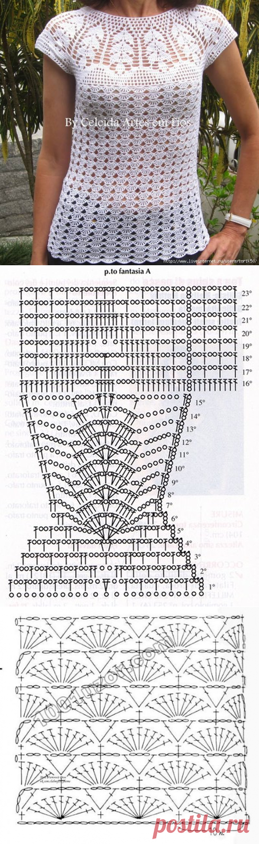 Схема летних топов крючком. Вязание крючком топики для женщин со схемами и описанием. Схемы летних топов. Топик крючком схема и описание. Майка крючком.