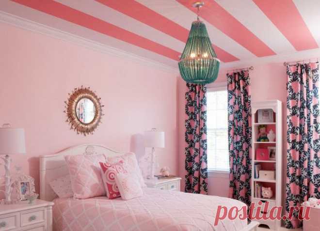 (+1) тема - Красивый потолок в детской | МОЯ КВАРТИРА