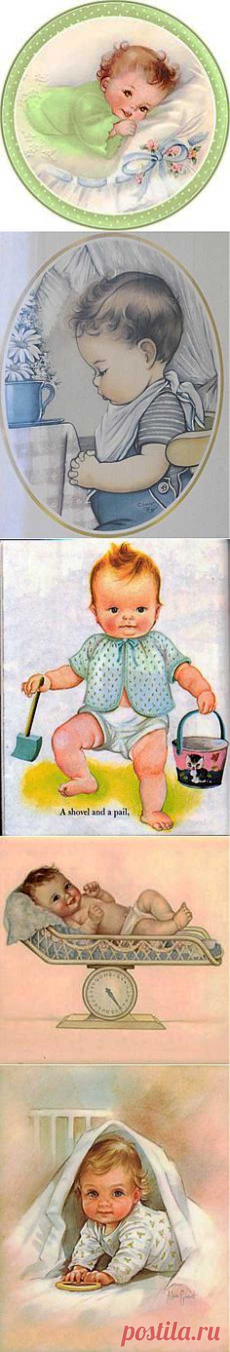 baby illustrations on Pinterest