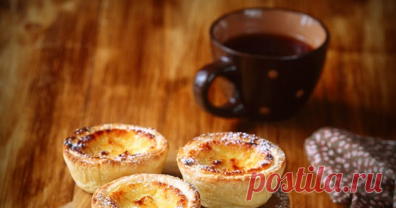 Португальские сливочные пирожные II / Pastéis de nata II        A receita em português está em baixo.   Как же давно я их не готовила! Жуть , как захотелось!)) Я обожаю их чуть ли н е больше всего ...