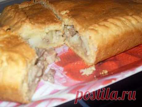 Пирог с мясом и картофелем, грибами | 4vkusa.ru
