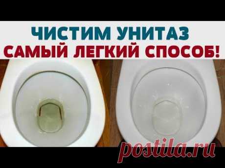 ЧИСТИМ УНИТАЗ от ИЗВЕСТКОВОГО НАЛЕТА и МОЧЕВОГО КАМНЯ
