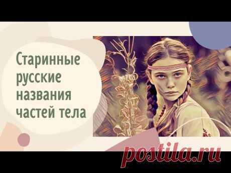 Старинные русские названия частей тела