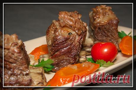 Говяжьи ребра тушеные в духовке | Домашние рецепты