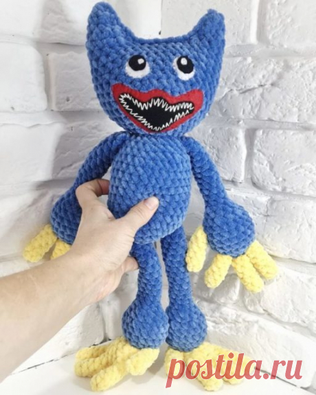 Амигуруми схема Хаги Ваги крючком МК с пошаговым описанием Простая амигуруми схема Хаги Ваги крючком с текстовым описанием и видео МК. Плюшевый Хаги Ваги вязаный крючком с полным описанием