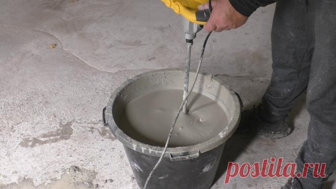 Строительная смекалка мастеров, замешиваем сыпучие материалы без нагрузки на спину, экономим время и деньги | Генератор Идей | Пульс Mail.ru