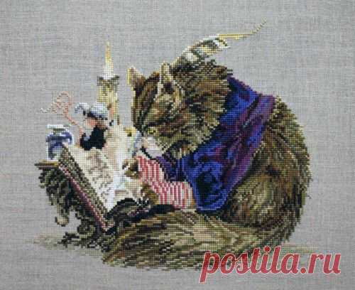 Вышивка "Le Challigraphe" | Скачать схему бесплатно на сайте Stitchart.net