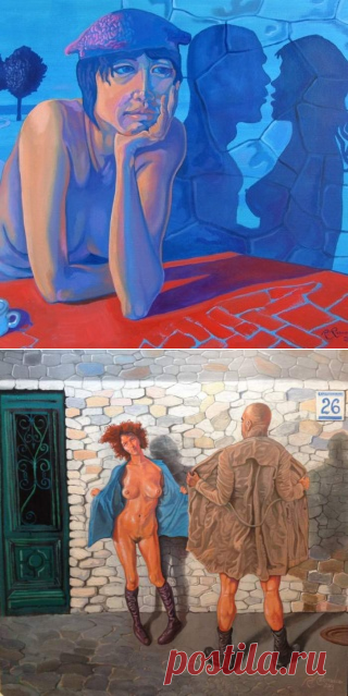 Сюрреалистические картины - Ramaz Razmadze - современный грузинский художник.