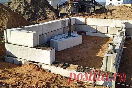 Фундамент из блоков ФБС: плюсы и минусы RMNT.RU