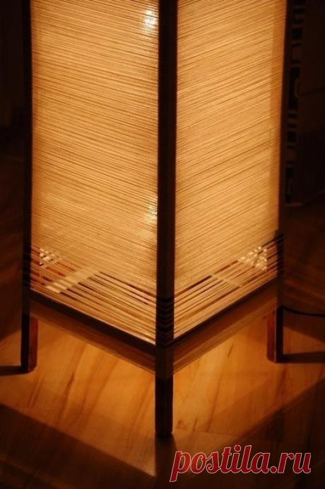 Идея: создание напольного светильника своими руками.