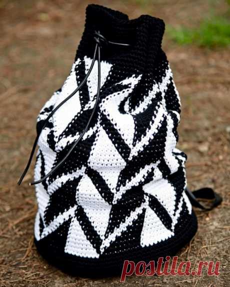Вяжем стильную сумку-торбу