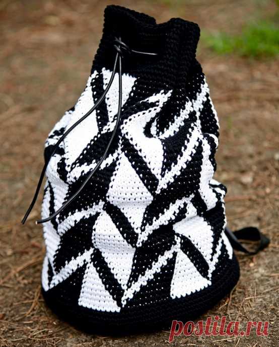 Вяжем стильную сумку-торбу