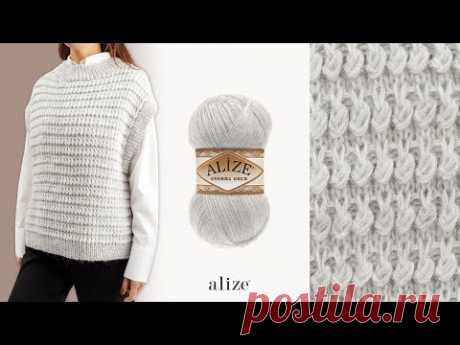 Безрукавка из Angora Gold
