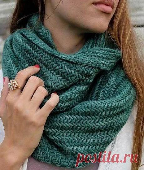 Узор для нежного снуда