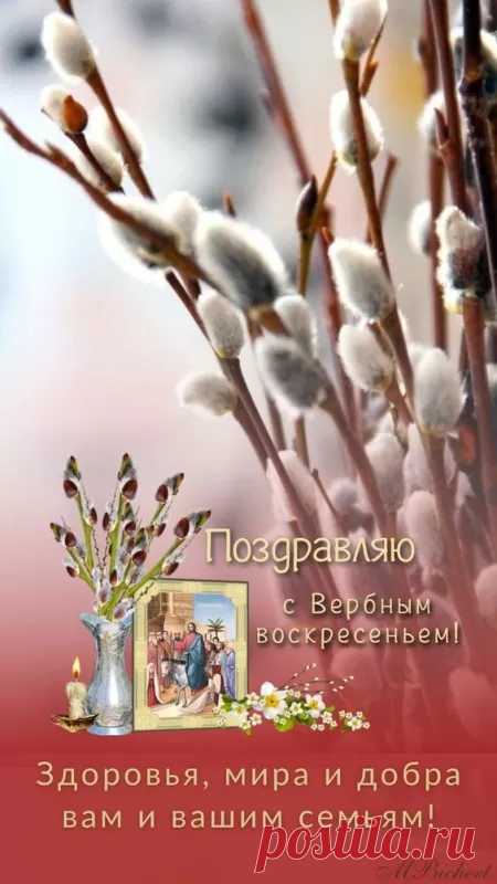 В Воскресенье вербное
Хочу всем пожелать:
Пусть пребудет с вами
Божья благодать!