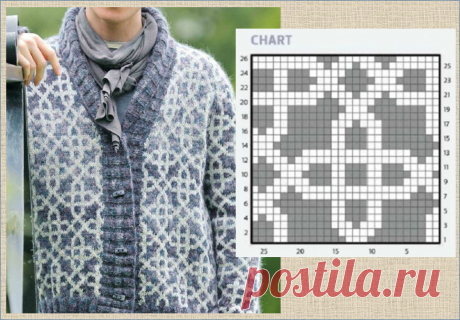 Занимательная геометрия в моделях жаккардового вязания - 20 впечатляющих примеров со схемами | МНЕ ИНТЕРЕСНО | Яндекс Дзен
