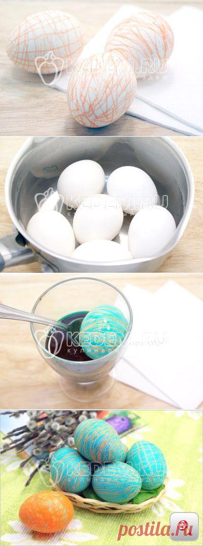 Пасхальные яйца «Карандашные» - . Пасхальные рецепты