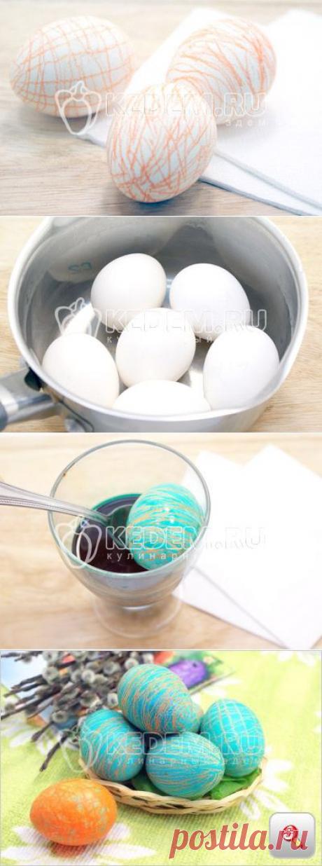 Пасхальные яйца «Карандашные» - . Пасхальные рецепты