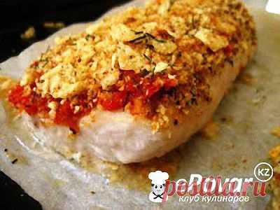 Семга, запеченная в чипсах и сухарях — Рецепт приготовления с фото — Горячие блюда, Блюда из рыбы и морепродуктов