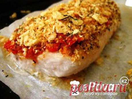 Семга, запеченная в чипсах и сухарях — Рецепт приготовления с фото — Горячие блюда, Блюда из рыбы и морепродуктов