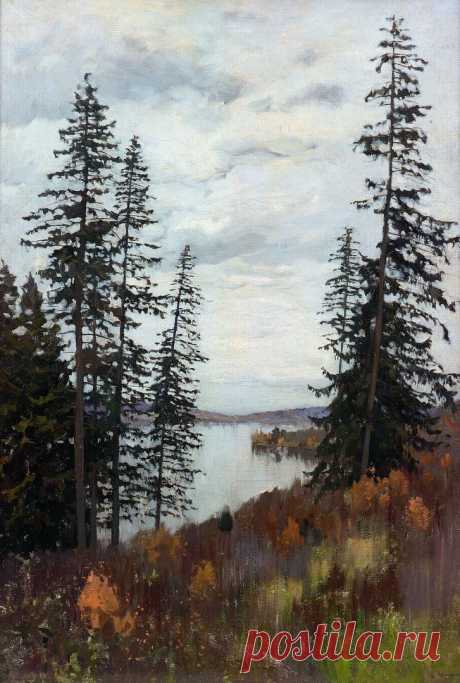 Художник Исаак Ильич Левитан (1860-1900).
"На севере", 1896 г.