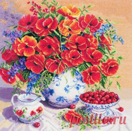 Вышивка &quot;Scarlatti&quot; | Схема вышивки | Скачать