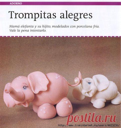 Игрушки из холодного фарфора