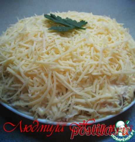 Салат "Океан" со шпротами - кулинарный рецепт